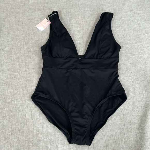 ANDIE The Mykonos One Piece bathing suit smooth black size XL - Picture 6 of 12